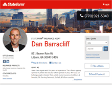 Tablet Screenshot of barracliff.com